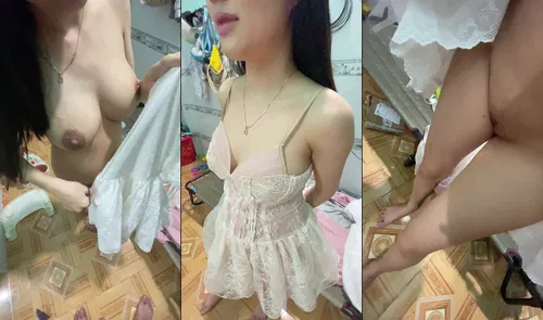 Anh đừng quay bừa bãi để yên em thay đồ nào - sex viet