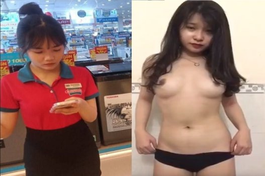 Kim Ngân nhân viên siêu thị lộ clip sex cực đã - Sex Viet