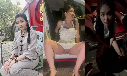 (VIET69) Dắt em dạo công viên bắt cởi quần lót phô hàng rồi bú cu public
