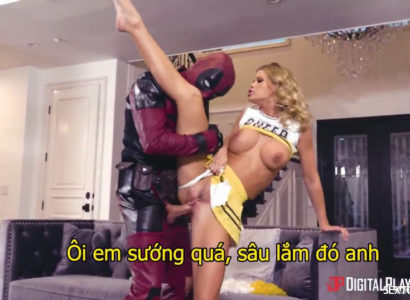 (không che) Deadpool chán làm siêu anh hùng chuyển sang đóng phim con heo