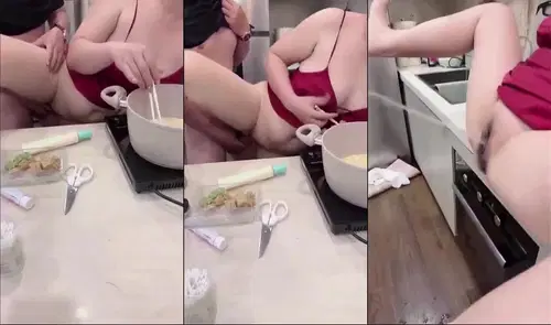 Vừa nấu ăn vừa địt sướng quá đái ướt cả bếp - viet69