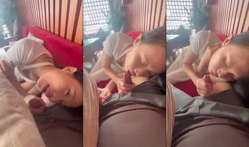 Ở quán cà phê em bú cu tỉnh bơ như ở nhà biết quay còn cười tươi - sex viet