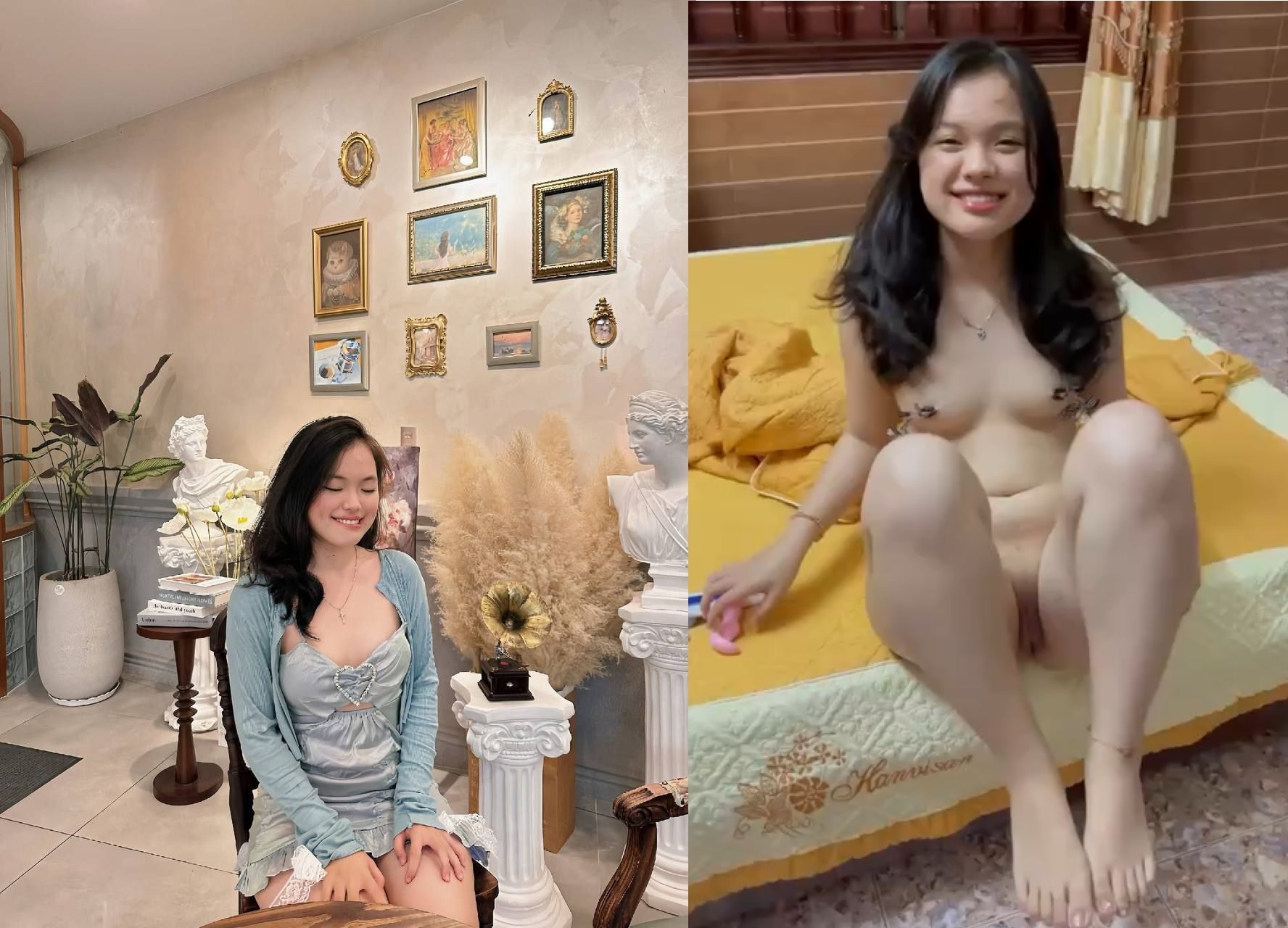 Sex Viet-Em Gái Cực Kỳ Thủ Dâm Dâm Dục Tự Sướng Trên Sofa - Siêu Nóng