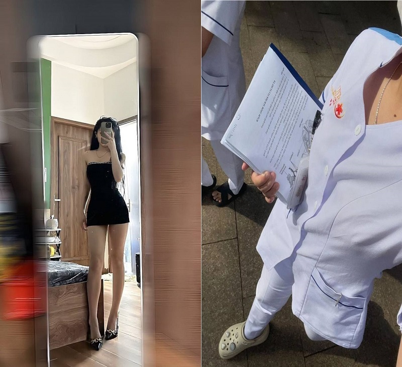 sex viet-Em nữ sinh trường Y chân dài